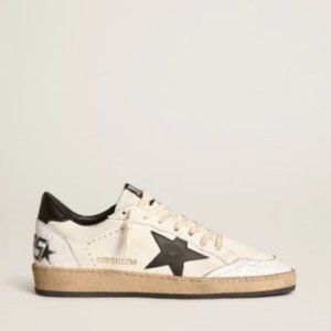 Golden Goose - Women's Ball Star in nappa with white star and black heel tab